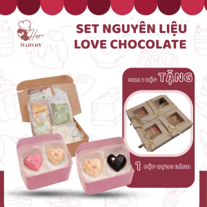 SET NGUYÊN LIỆU LOVE CHOCOLATE