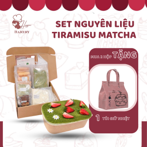 SET TIRAMISU MATCHA
