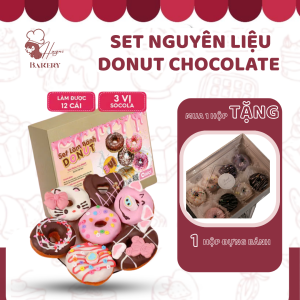 SET DONUT CHOCOLATE