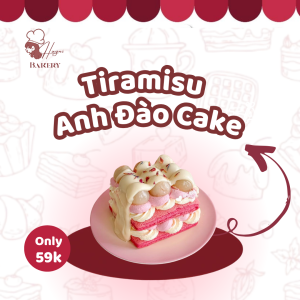 Tiramisu Anh Đào